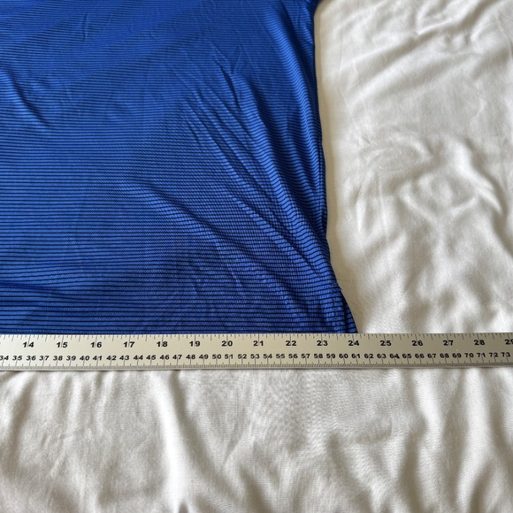 PGA Tour Men's Short Sleeve Striped Golf Polo Shirt Blue Size X-Large Outdoors - Picture 12 of 13